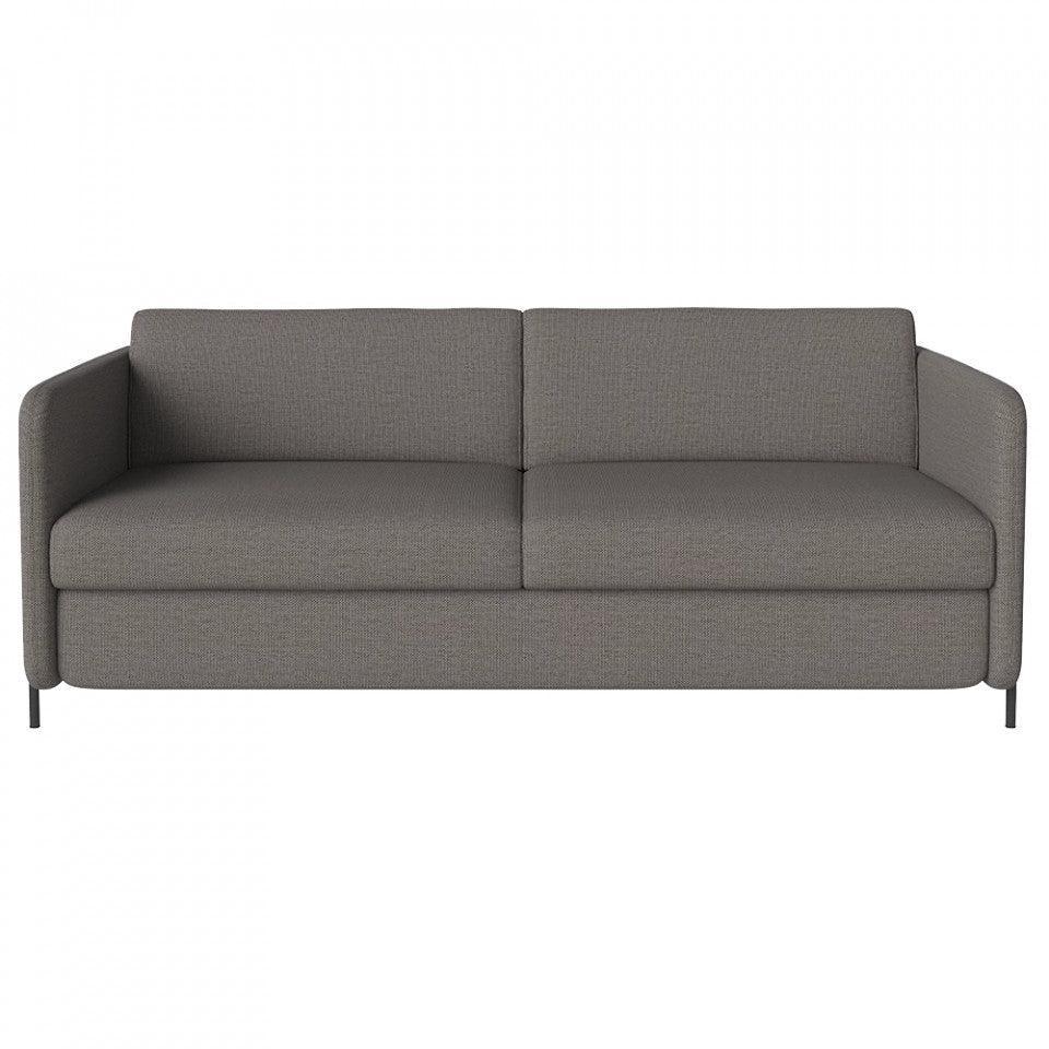 Canapea extensibila maro din poliester pentru 3 persoane Pira London Bolia - PARIS14A.RO