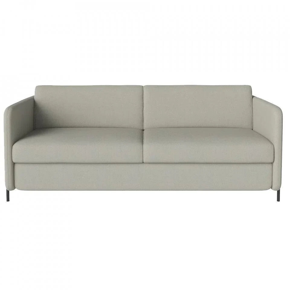 Canapea extensibila verde prafuit din lana pentru 3 persoane Pira Mira Bolia - PARIS14A.RO