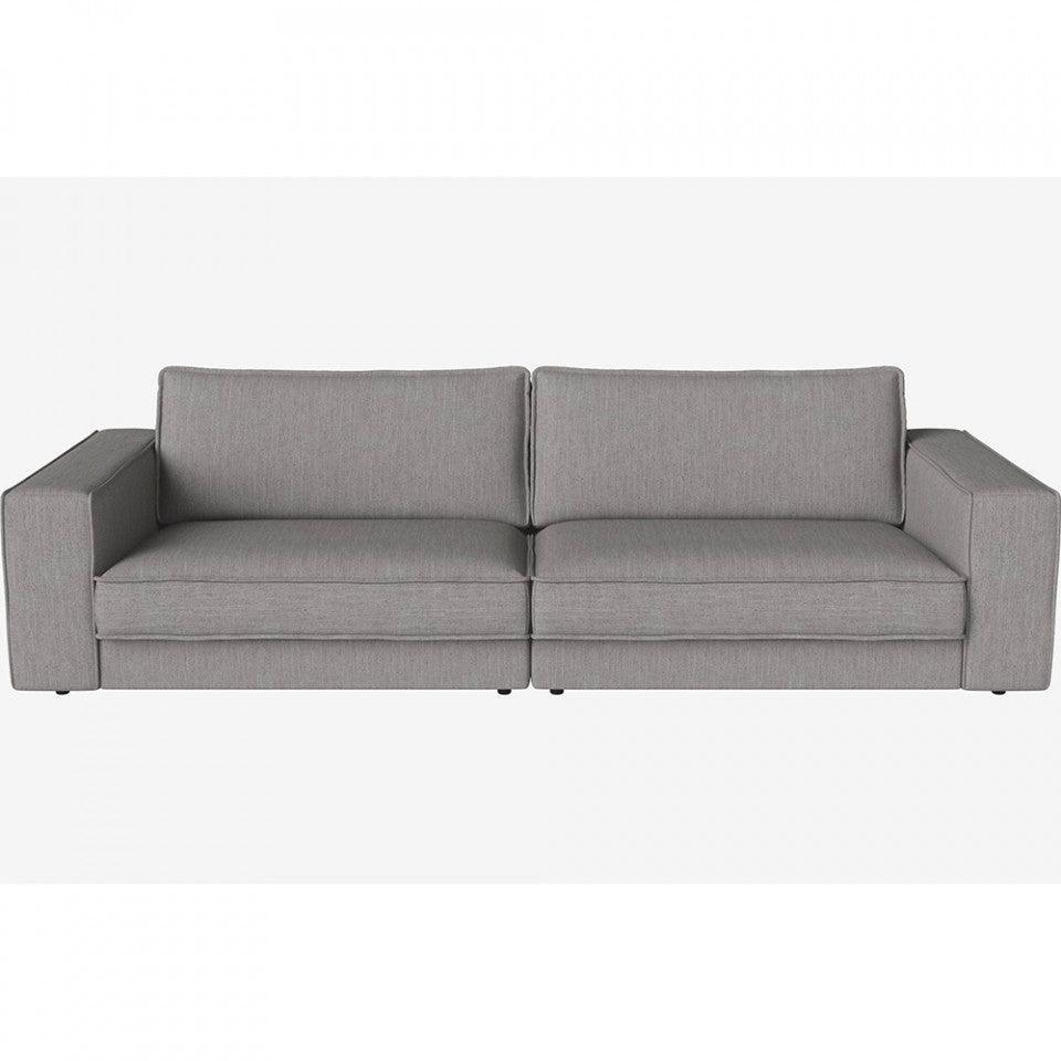 Canapea gri din poliester 290 cm Noora Baize Bolia - PARIS14A.RO