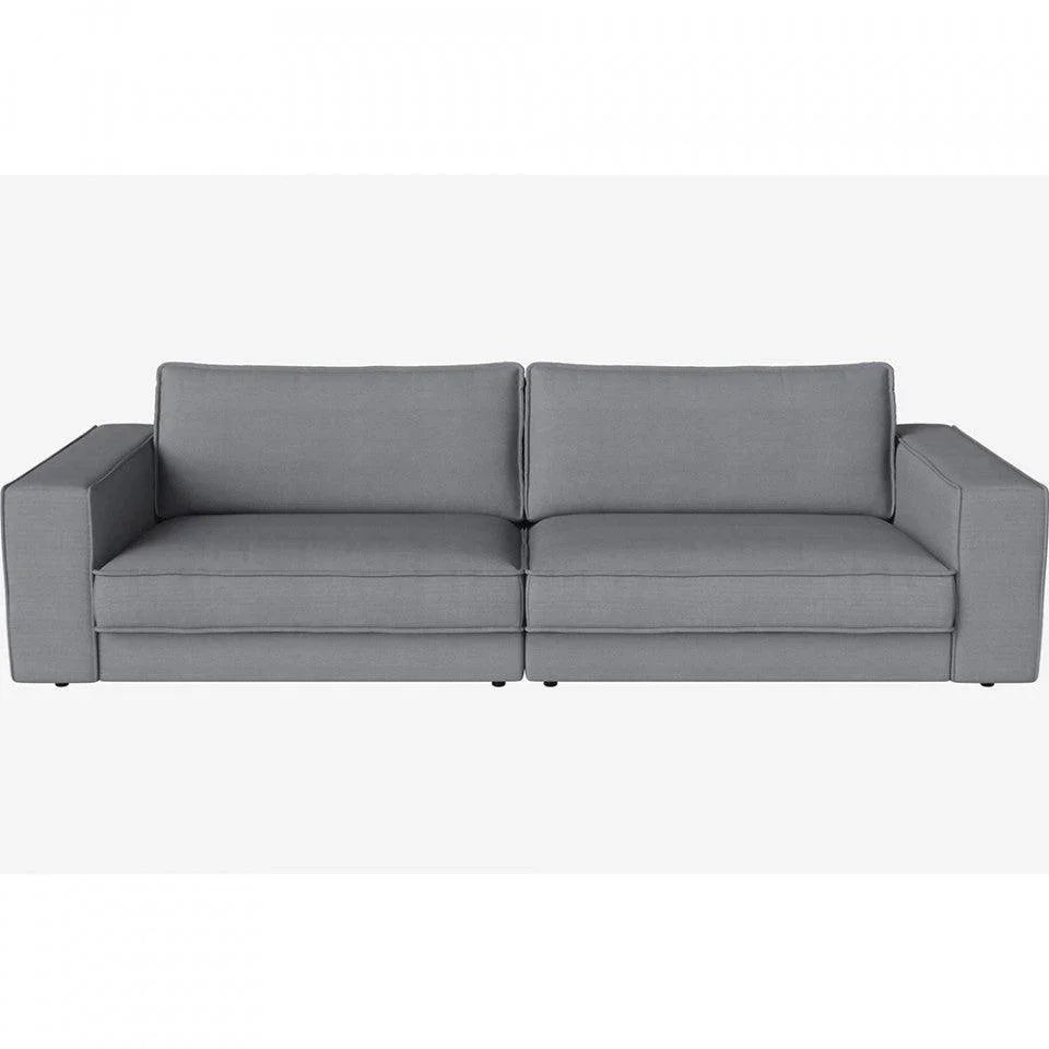 Canapea gri din poliester 290 cm Noora Linea Bolia - PARIS14A.RO