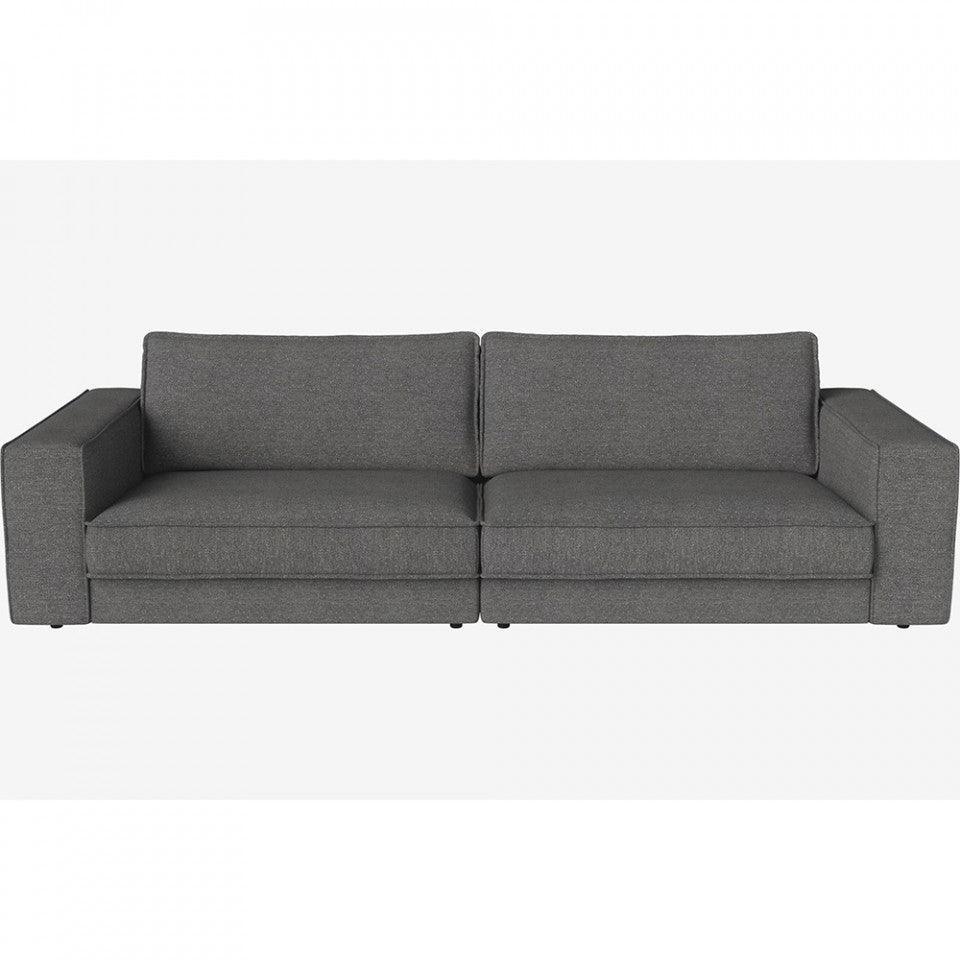 Canapea gri din textil 290 cm Noora Memory Bolia - PARIS14A.RO