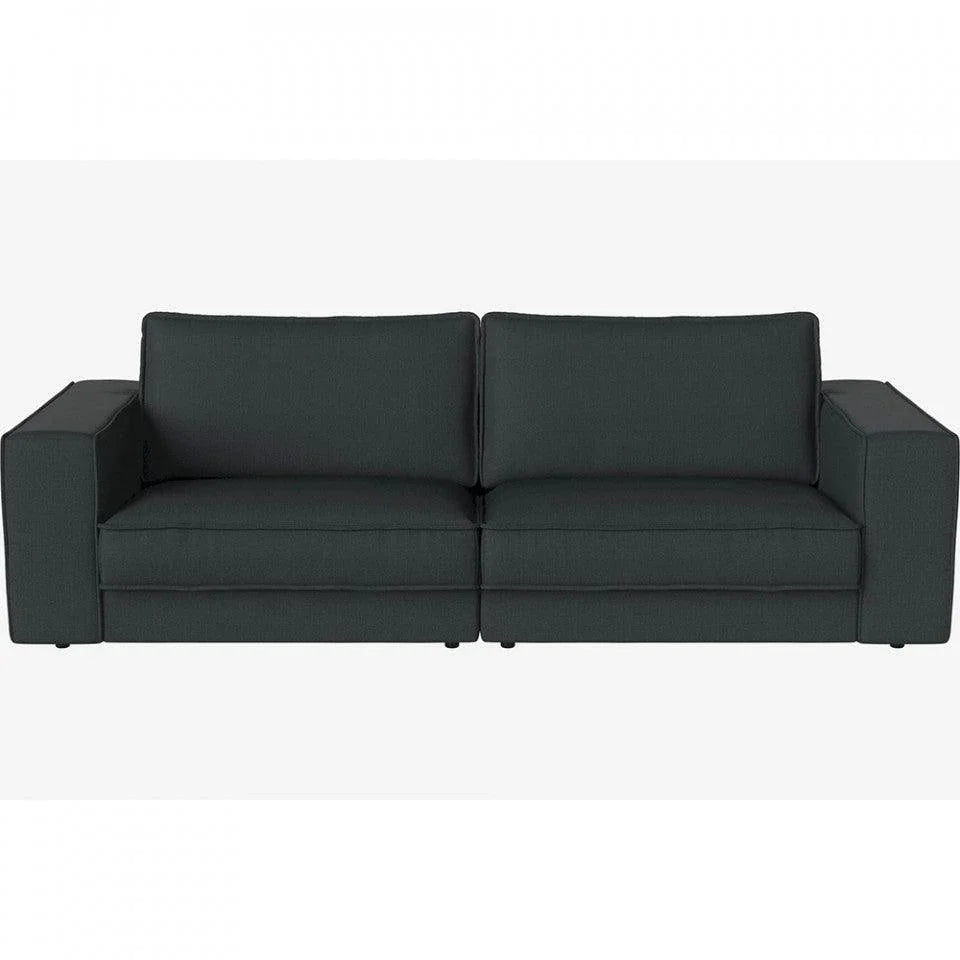 Canapea gri inchis din poliester 250 cm Noora London Bolia - PARIS14A.RO