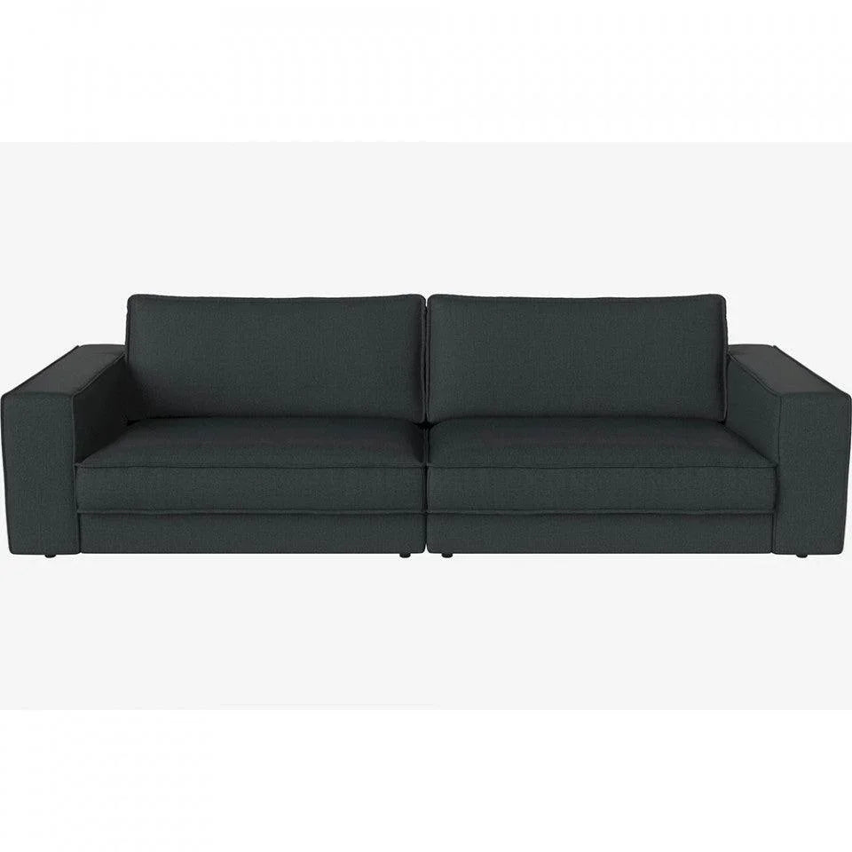 Canapea gri inchis din poliester 290 cm Noora London Bolia - PARIS14A.RO