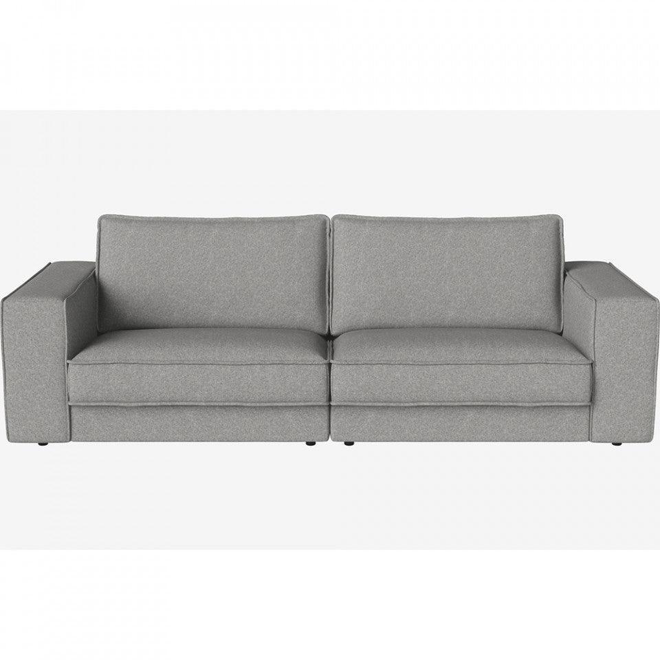 Canapea gri piatra din lana 250 cm Noora Qual Bolia - PARIS14A.RO