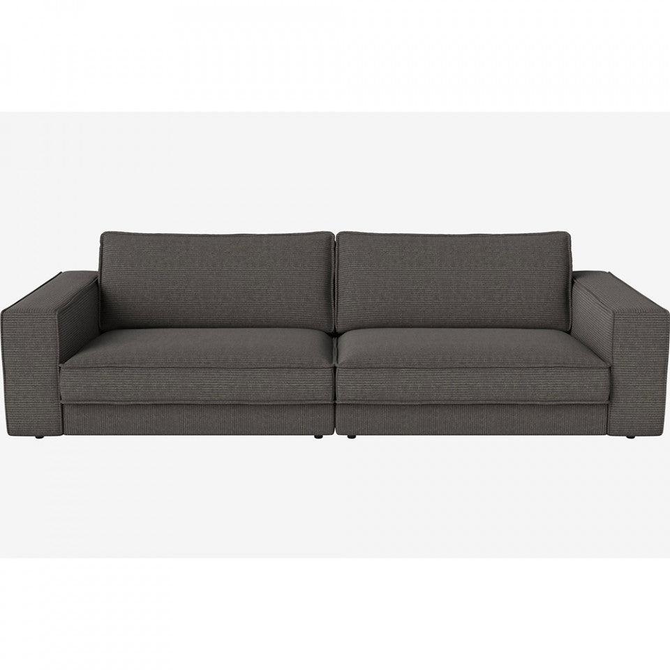 Canapea gri piatra din textil 290 cm Noora Globa Bolia - PARIS14A.RO