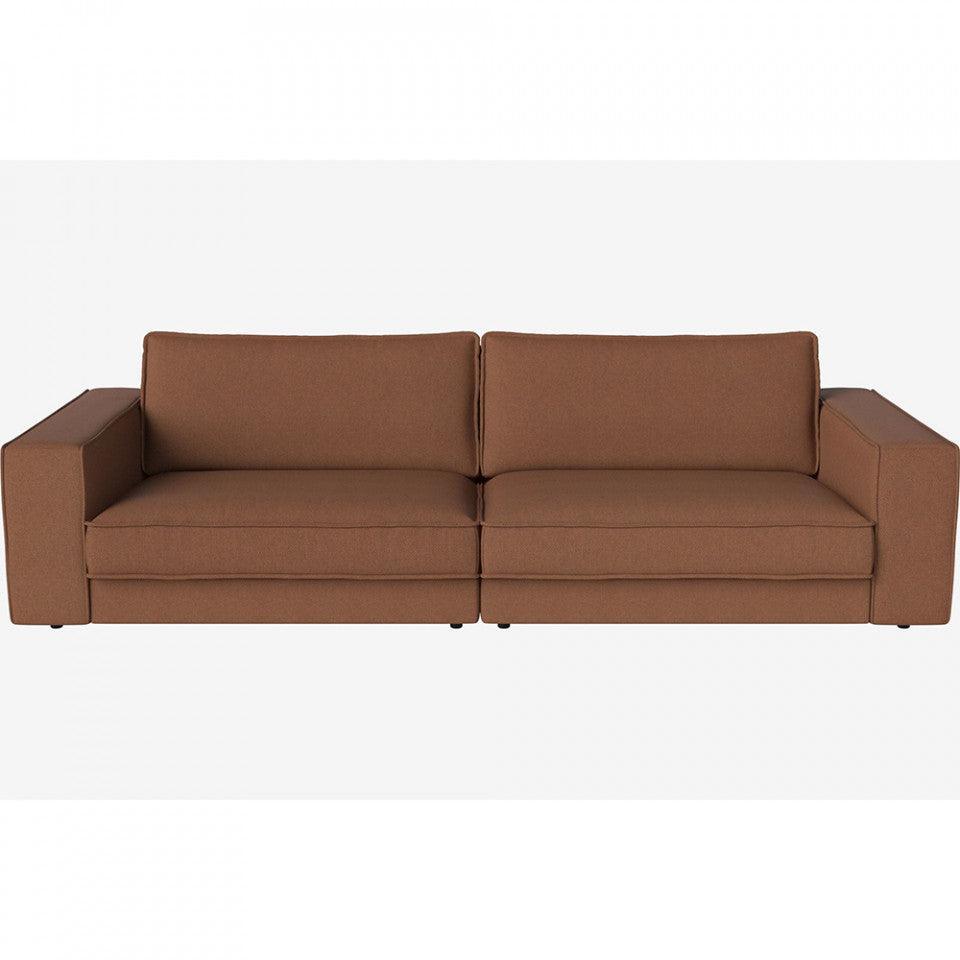 Canapea maro chihlimbar din poliester 290 cm Noora Bergo Bolia - PARIS14A.RO