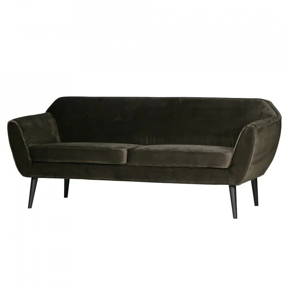 Canapea verde din catifea 187 cm Rocco - PARIS14A.RO