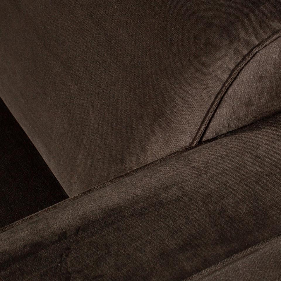 Canapea verde din catifea si lemn pentru 3 persoane Statement - PARIS14A.RO