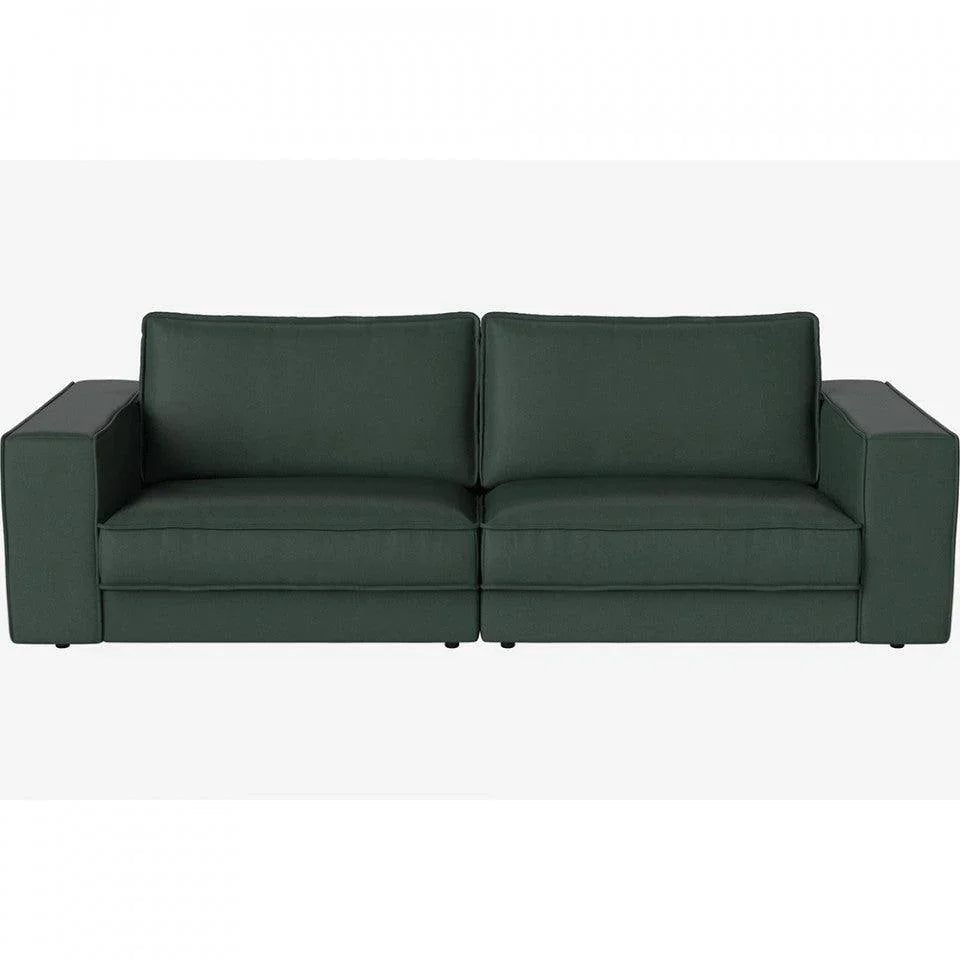 Canapea verde inchis din lana 250 cm Noora Gaja Bolia - PARIS14A.RO