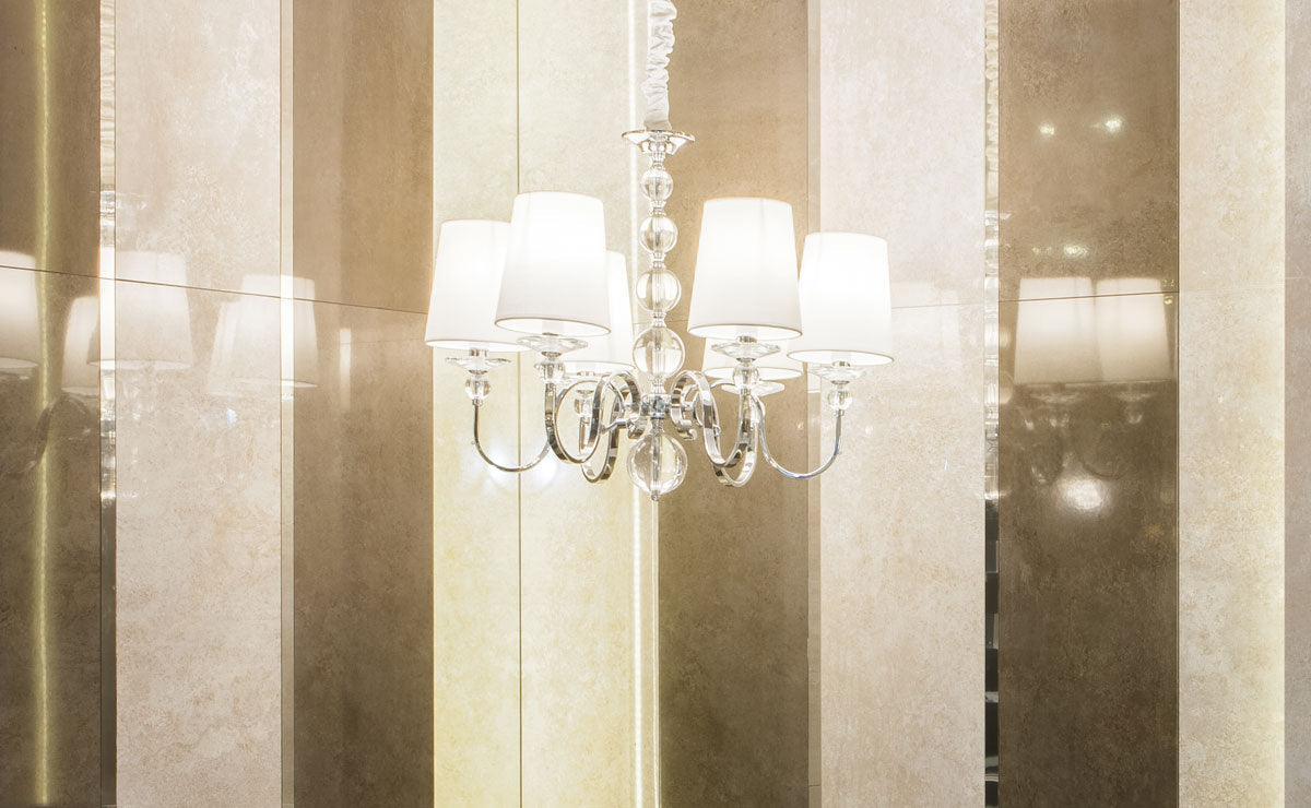 CANDELABRU CHARLOTTE 70 cm CROM MAXLIGHT P0109 - PARIS14A.RO