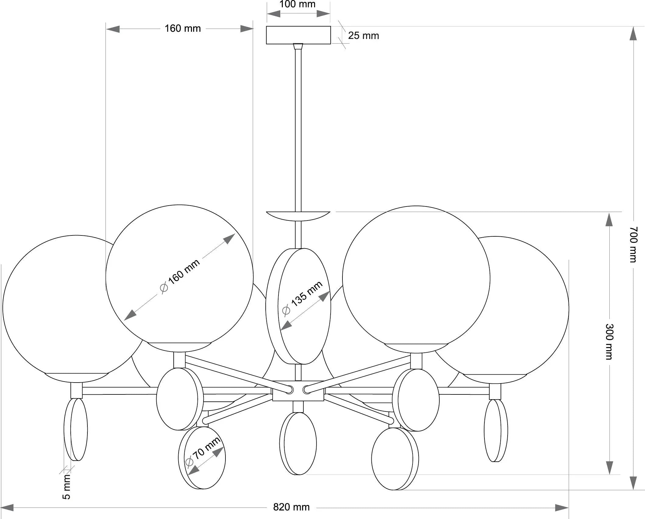 Candelabru Dimaro Kutek - PARIS14A.RO