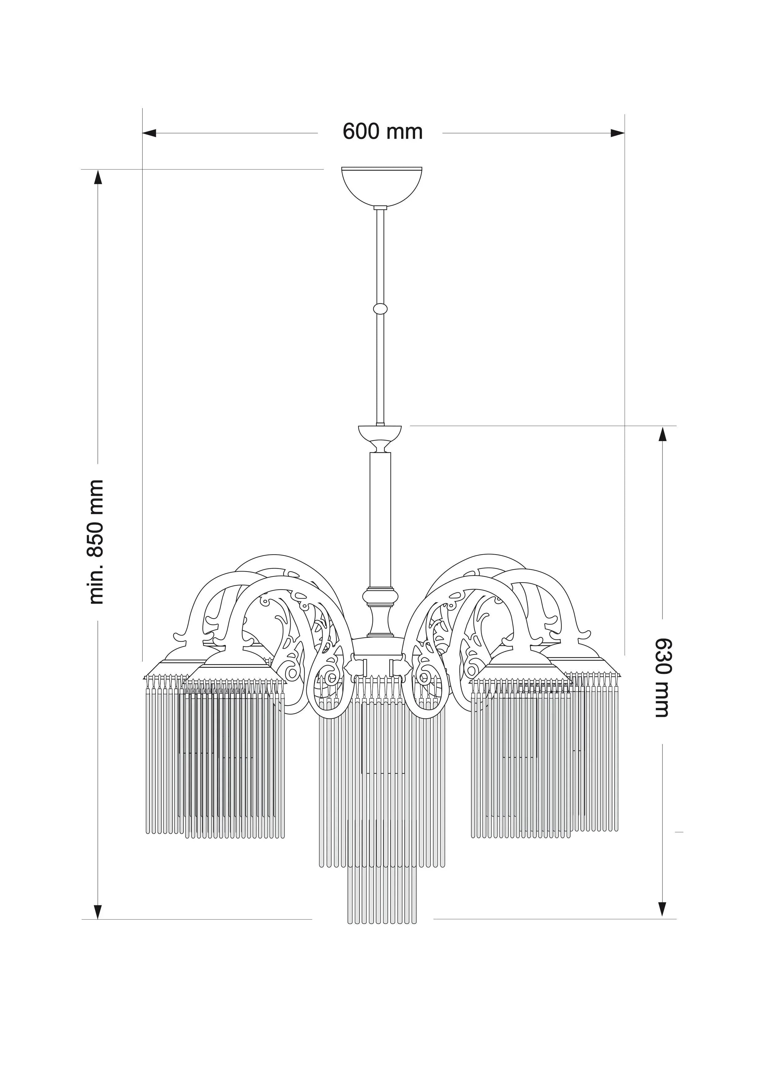 Candelabru Fiore Kutek - PARIS14A.RO