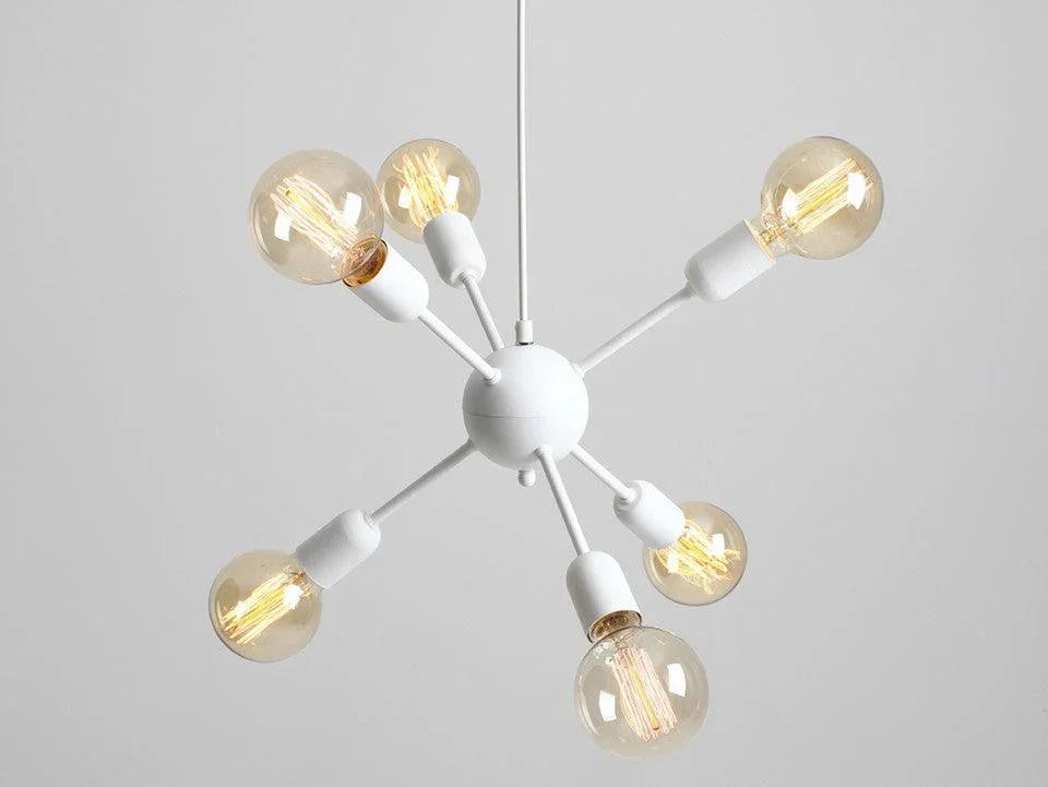 Candelabru metalic alb cu 6 becuri Vanwerk Ball Custom Form - PARIS14A.RO