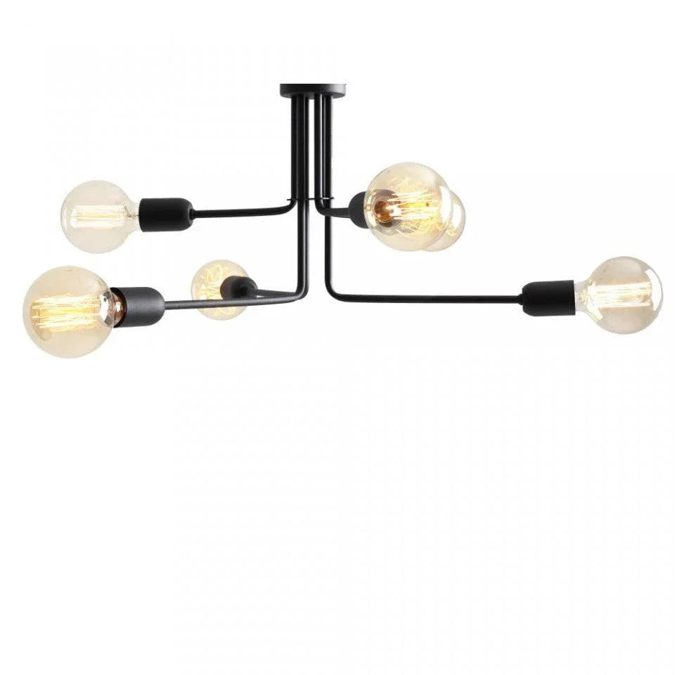 Candelabru metalic negru cu 6 becuri Vanwerk 63 Custom Form - PARIS14A.RO