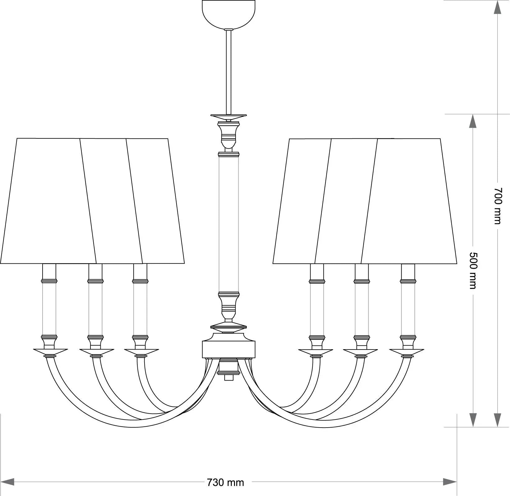 Candelabru Napoli Kutek - PARIS14A.RO