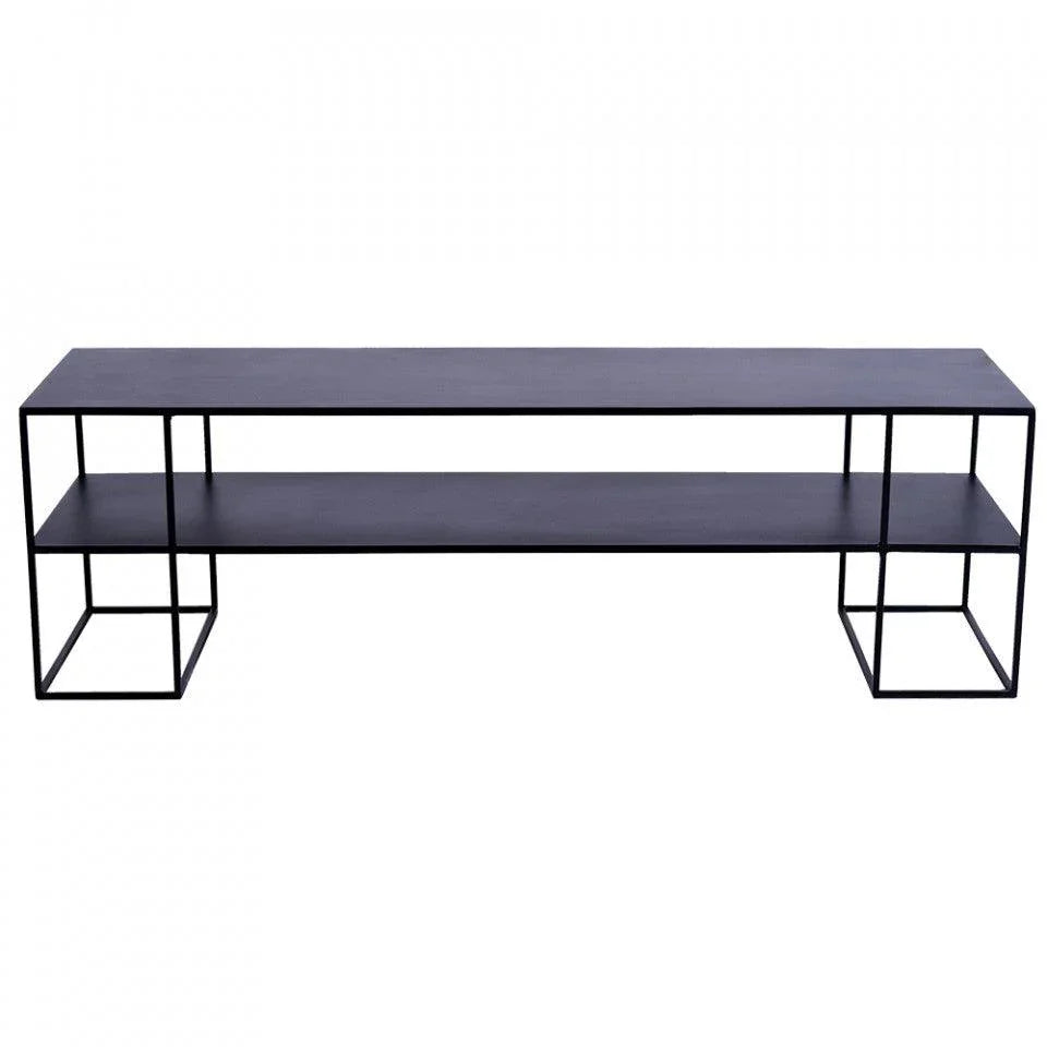 Comoda TV neagra din metal 150 cm Torget Custom Form - PARIS14A.RO