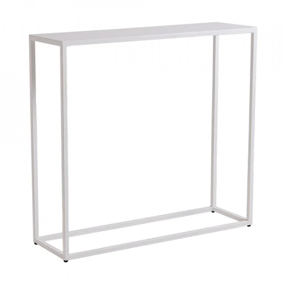 Consola alba din metal 100 cm Julita Custom Form - PARIS14A.RO