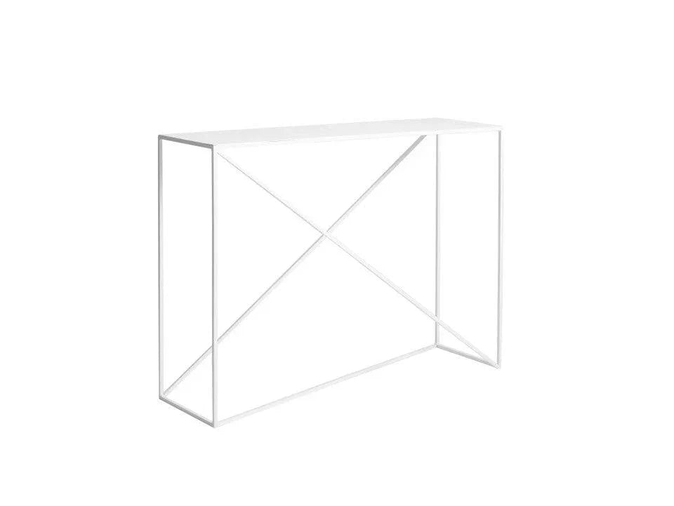 Consola alba din metal 100 cm Memo Custom Form - PARIS14A.RO