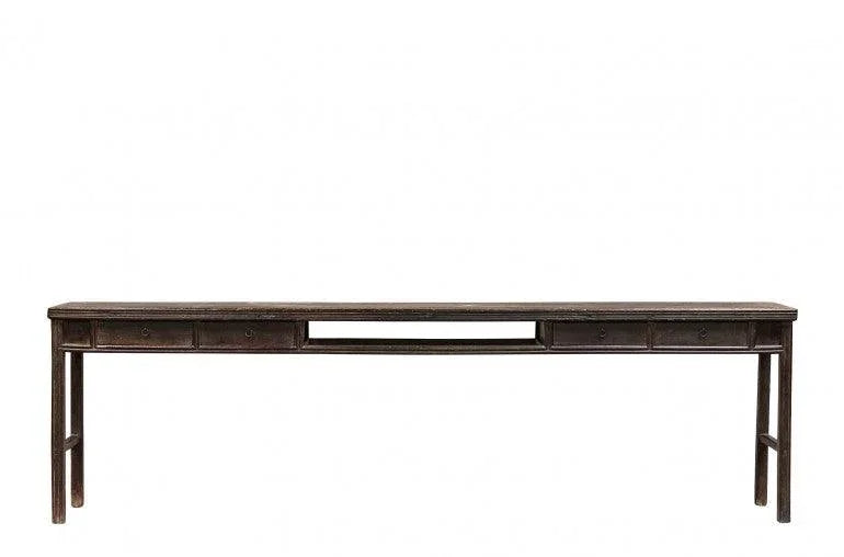 Consola din lemn 308x48 cm Qinghai XXL Versmissen - PARIS14A.RO