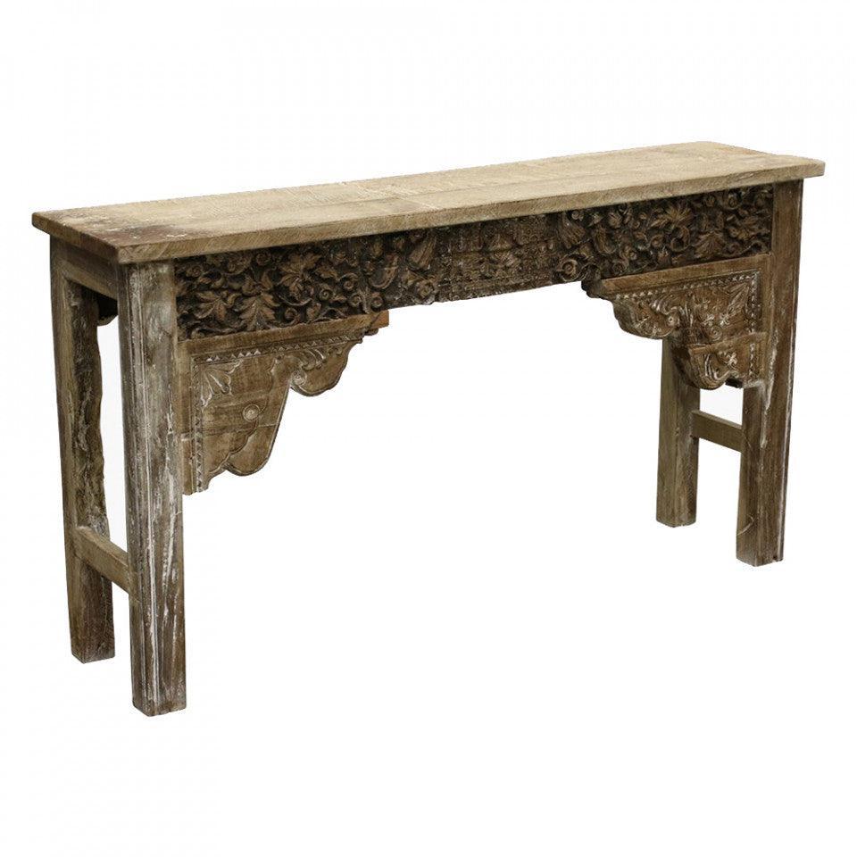 Consola maro din lemn 146 cm Nicko Raw Materials - PARIS14A.RO