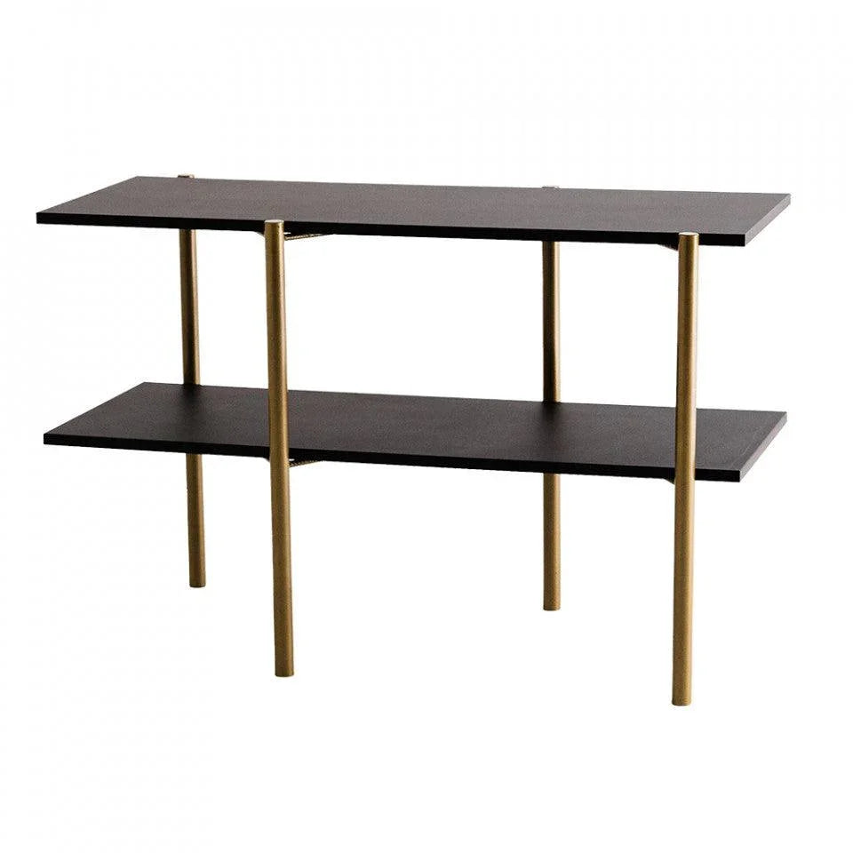 Consola neagra din lemn si metal 110 cm Rave Custom Form - PARIS14A.RO