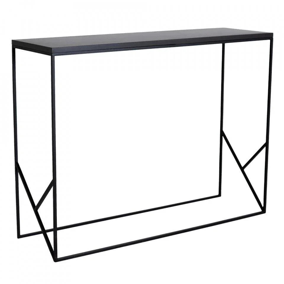 Consola neagra din metal 100 cm Fancy Custom Form - PARIS14A.RO