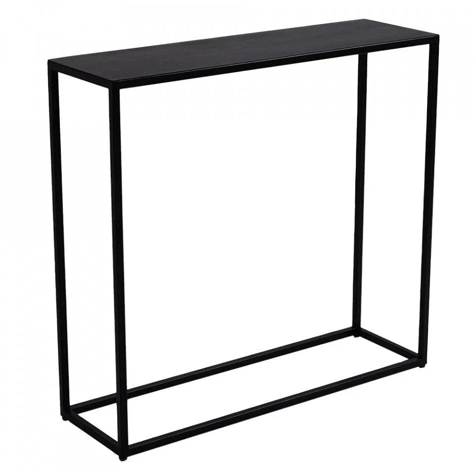 Consola neagra din metal 100 cm Julita Custom Form - PARIS14A.RO