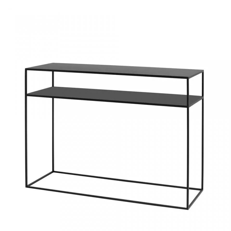 Consola neagra din metal 100 cm Tensio Ale Custom Form - PARIS14A.RO