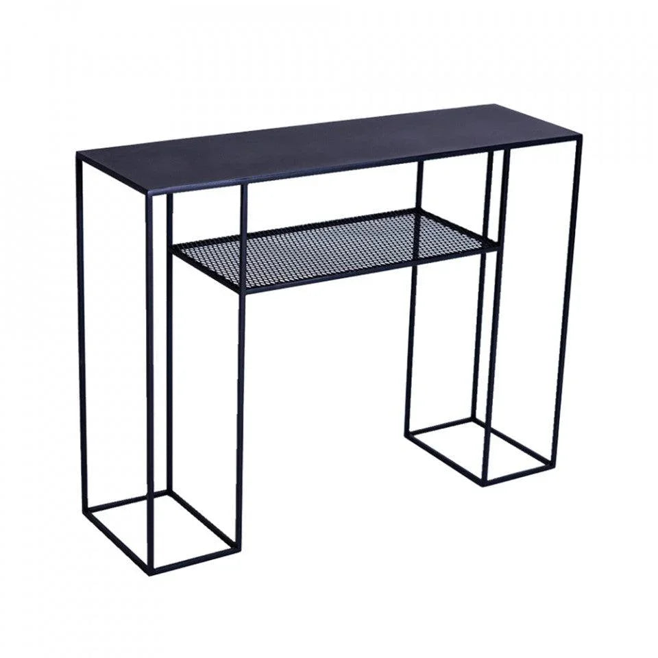 Consola neagra din metal 100 cm Torget Custom Form - PARIS14A.RO