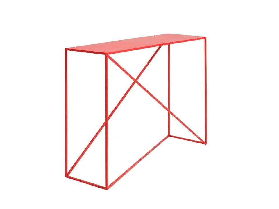 Consola rosie din metal 100 cm Memo Custom Form - PARIS14A.RO