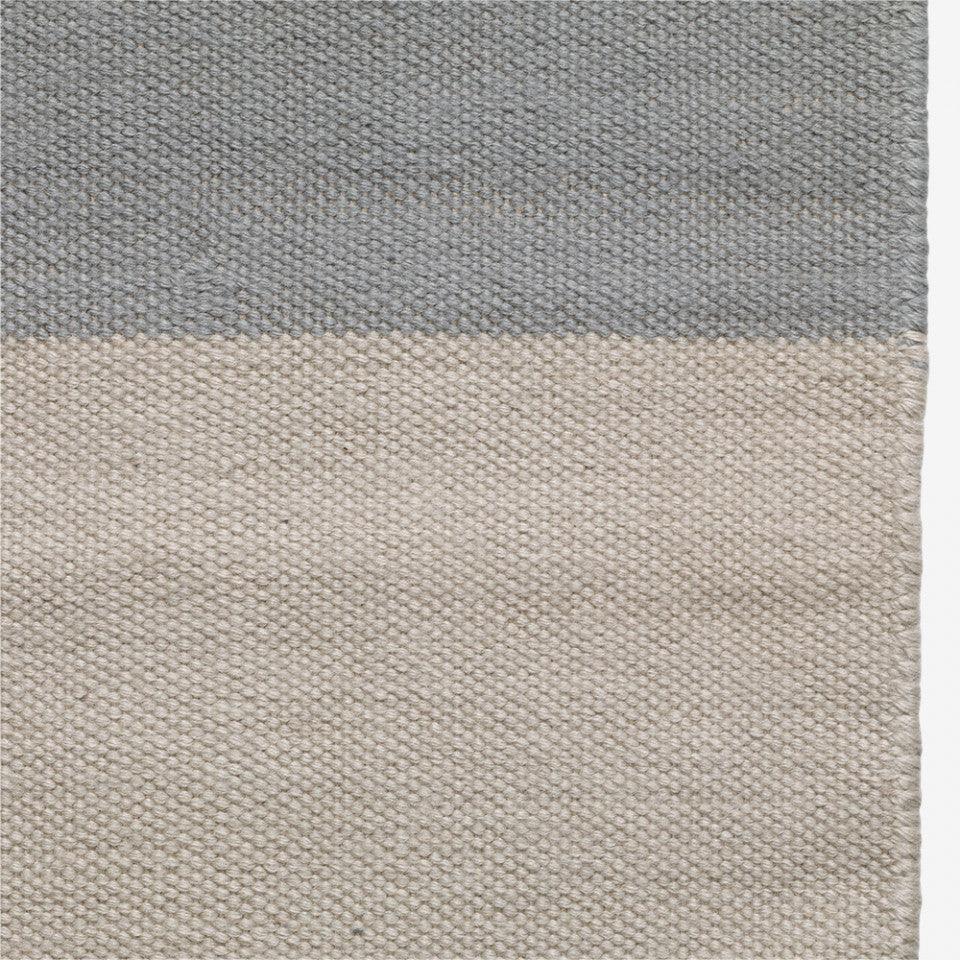 Covor albastru deschis din lana si in 80x250 cm Leyton Bolia - PARIS14A.RO