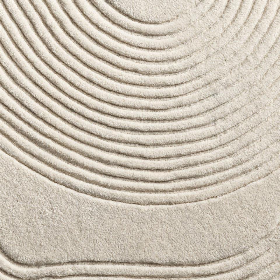 Covor crem din lana 140x145 cm Zen Bolia - PARIS14A.RO