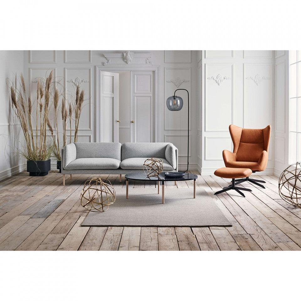 Covor crem din lana 170x240 cm Natura Bolia - PARIS14A.RO