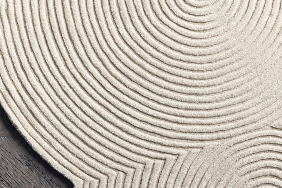 Covor crem din lana 175x240 cm Zen Bolia - PARIS14A.RO