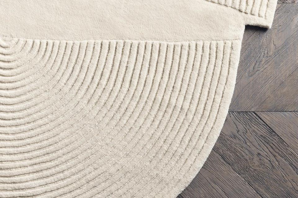 Covor crem din lana 175x240 cm Zen Bolia - PARIS14A.RO