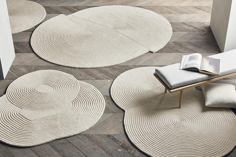 Covor crem din lana 180x240 cm Zen Bolia - PARIS14A.RO