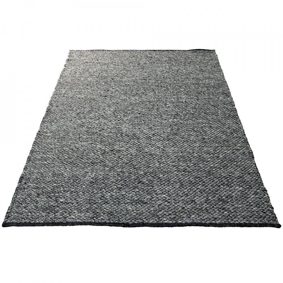 Covor gri carbune din lana 140x200 cm Scandinavia Bolia - PARIS14A.RO