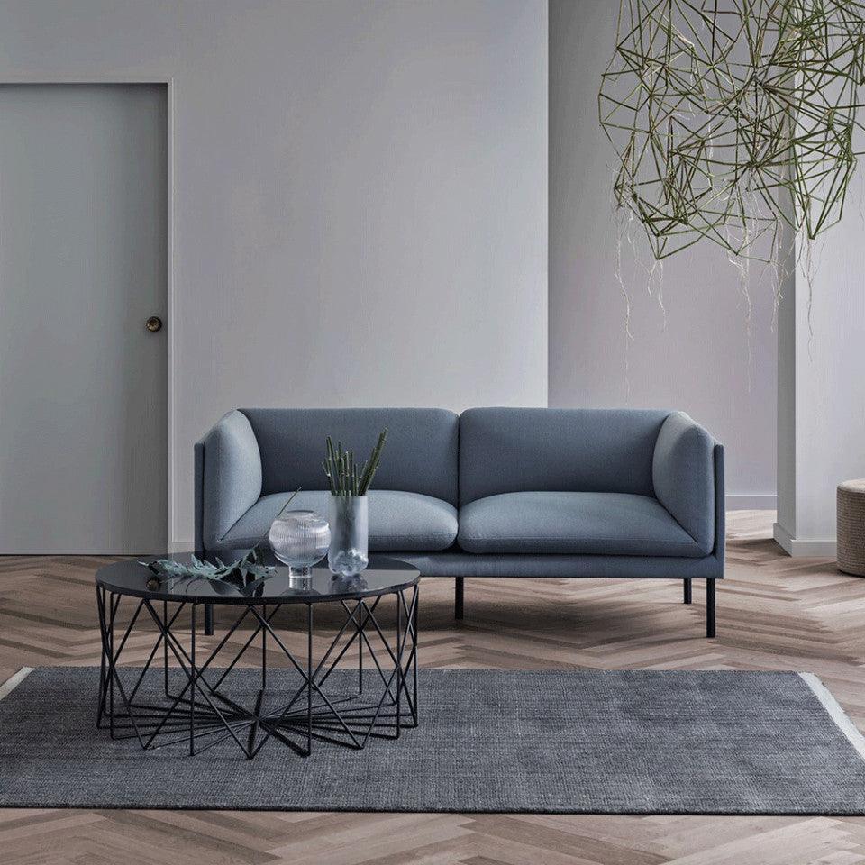 Covor gri din lana si bumbac 200x300 cm Vilde Bolia - PARIS14A.RO