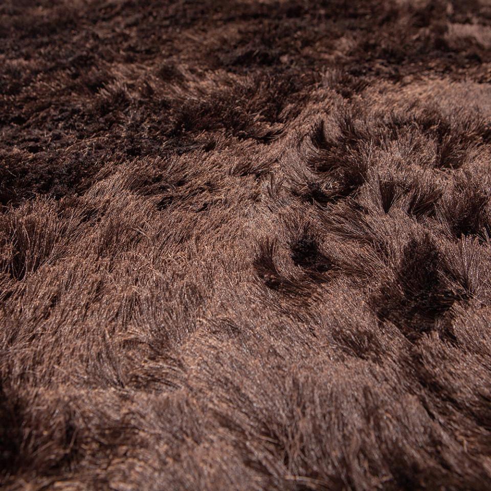 Covor maro cafeniu din poliester 200 cm Praline - PARIS14A.RO