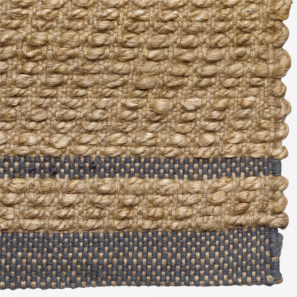 Covor maro/verde din iuta si lana 80x250 cm Conwy Bolia - PARIS14A.RO