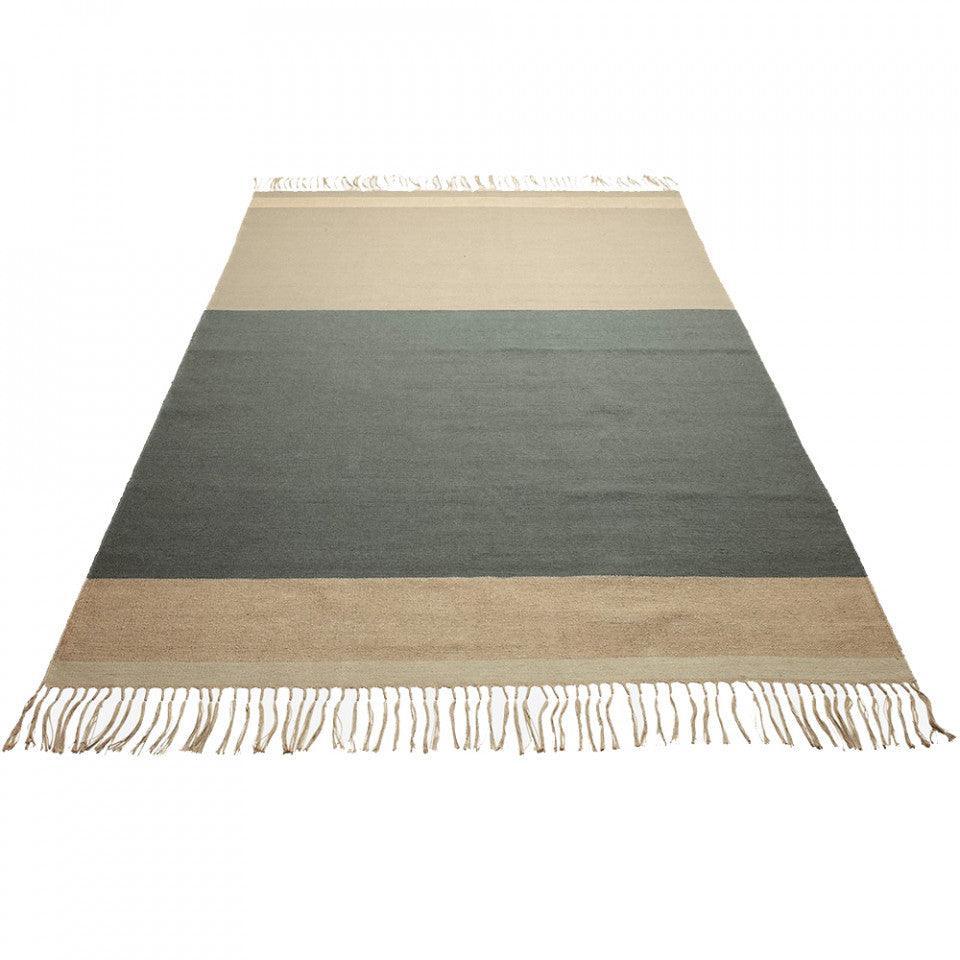 Covor verde din lana si in 170x240 cm Leyton Bolia - PARIS14A.RO