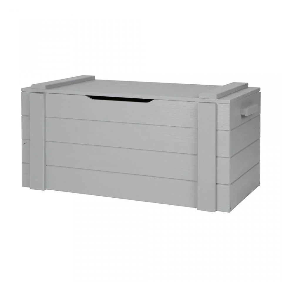Cufar gri deschis din lemn de pin Dennis Concrete Grey - PARIS14A.RO