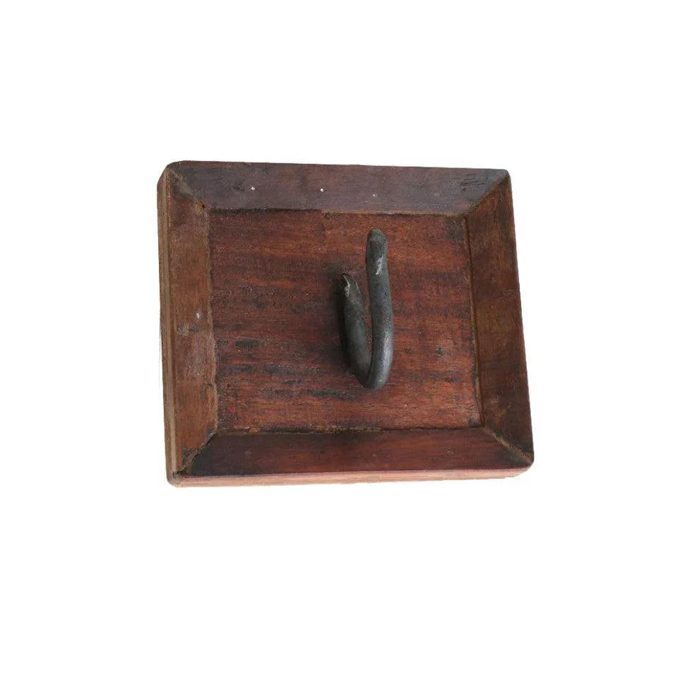 Cuier maro din metal si lemn Reopa One Raw Materials - PARIS14A.RO