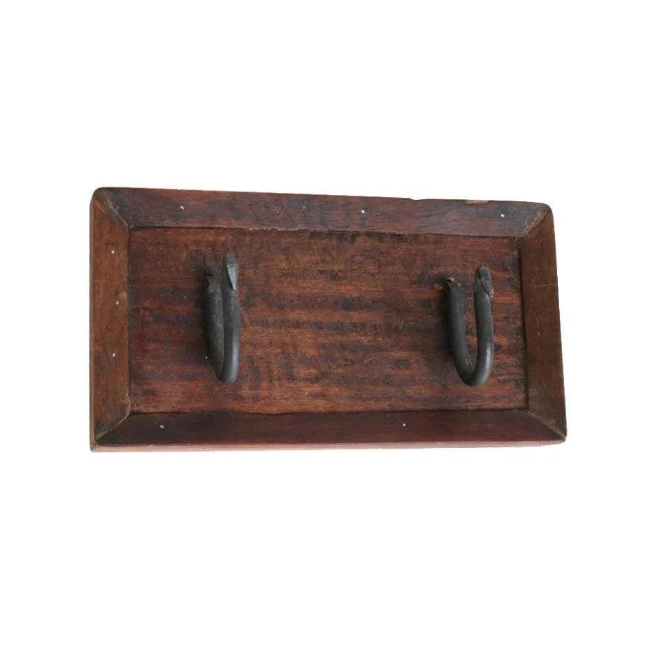 Cuier maro din metal si lemn Reopa Two Raw Materials - PARIS14A.RO