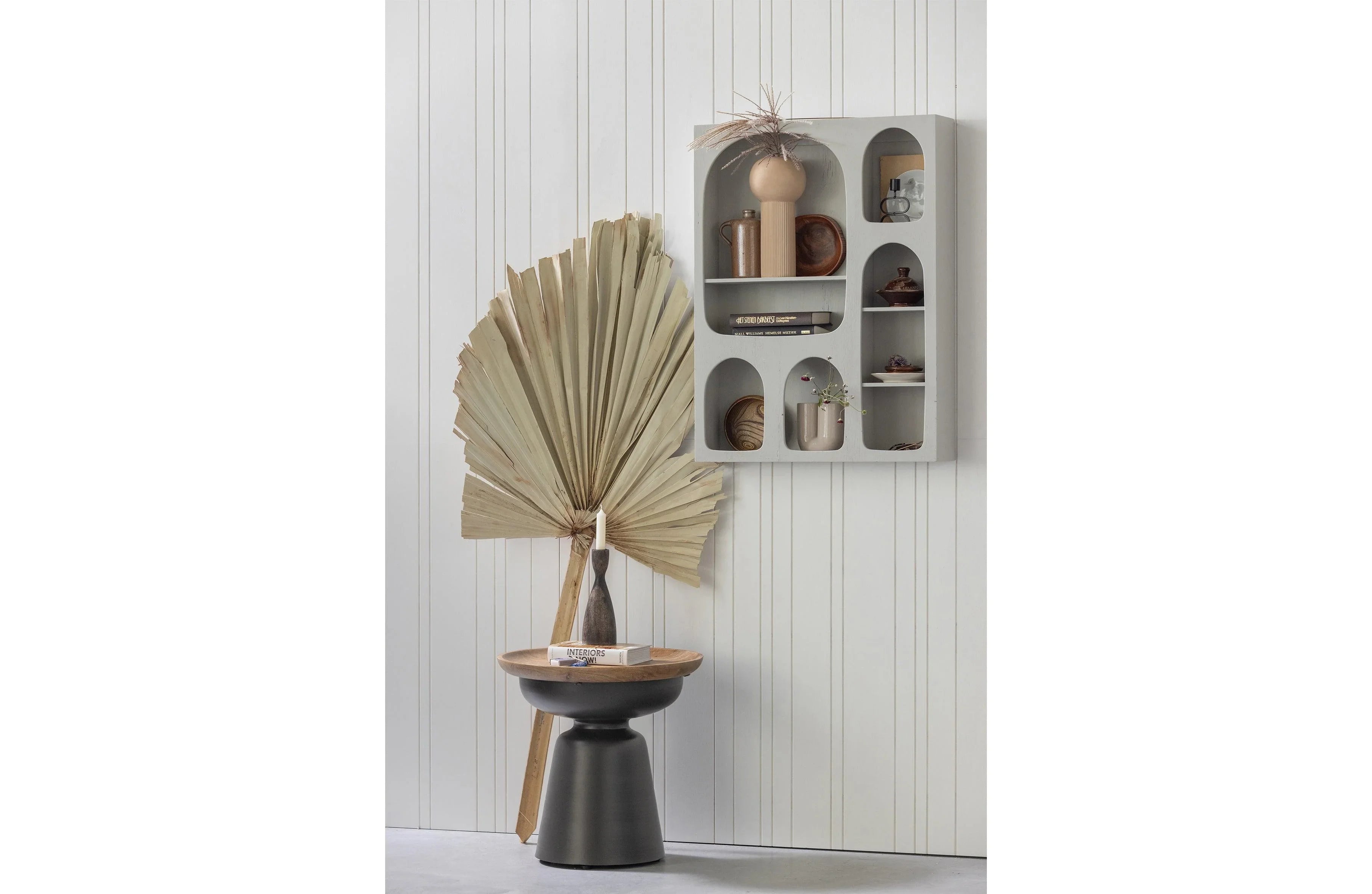 Dana Sidetable Wood/Metal Negru - PARIS14A.RO