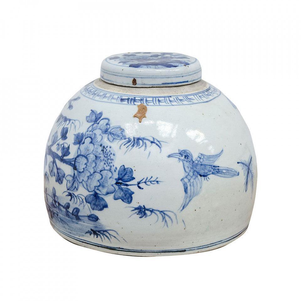 Decoratiune alba/albastra din portelan 23 cm Luana Versmissen - PARIS14A.RO