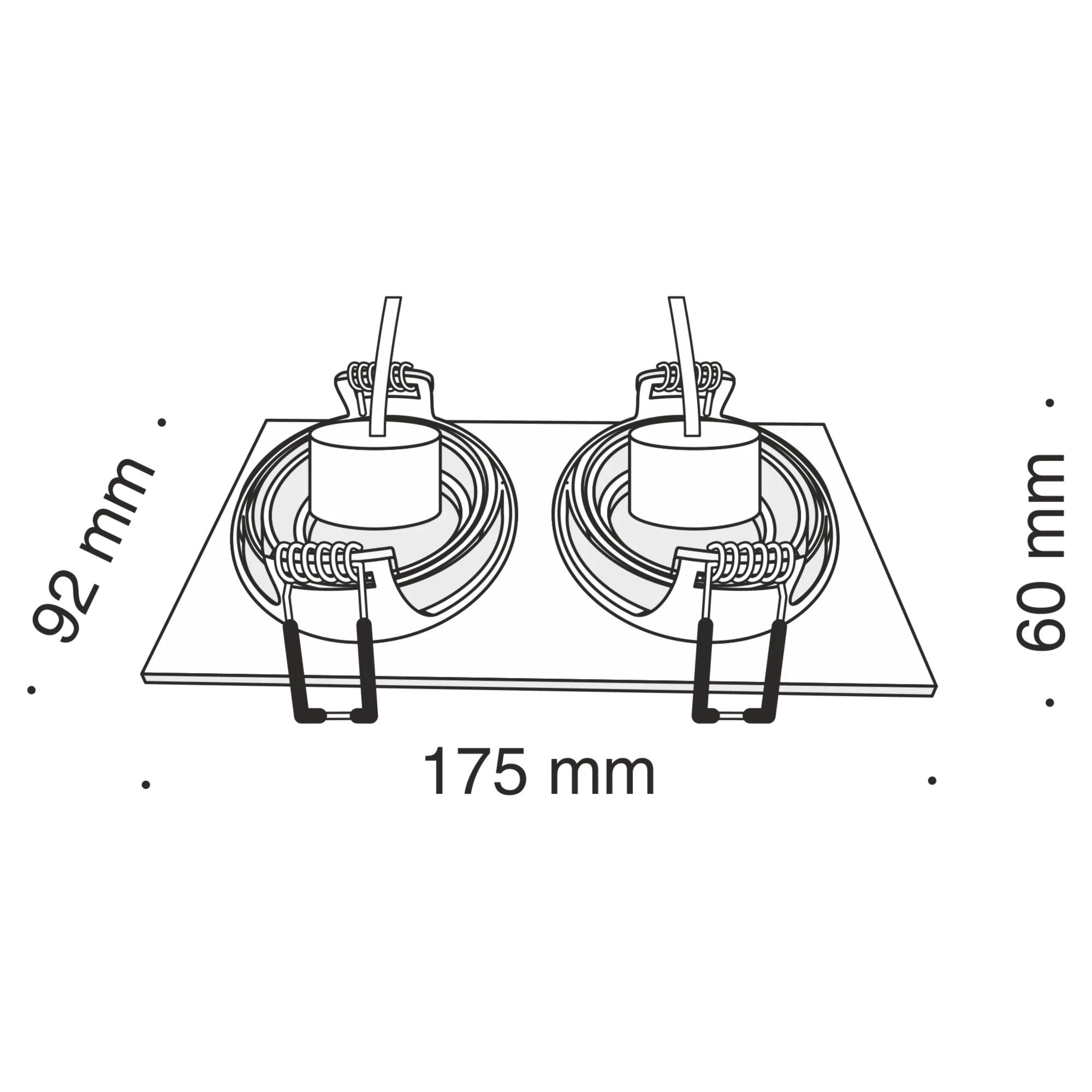 Downlight Atom Maytoni Technical DL024-2-02B - PARIS14A.RO