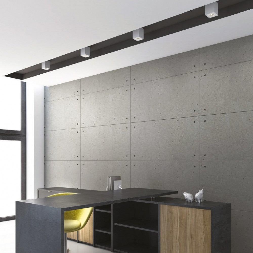 Downlight BASIC PATRAT Culoare alba MAXLIGHT C0070 - PARIS14A.RO