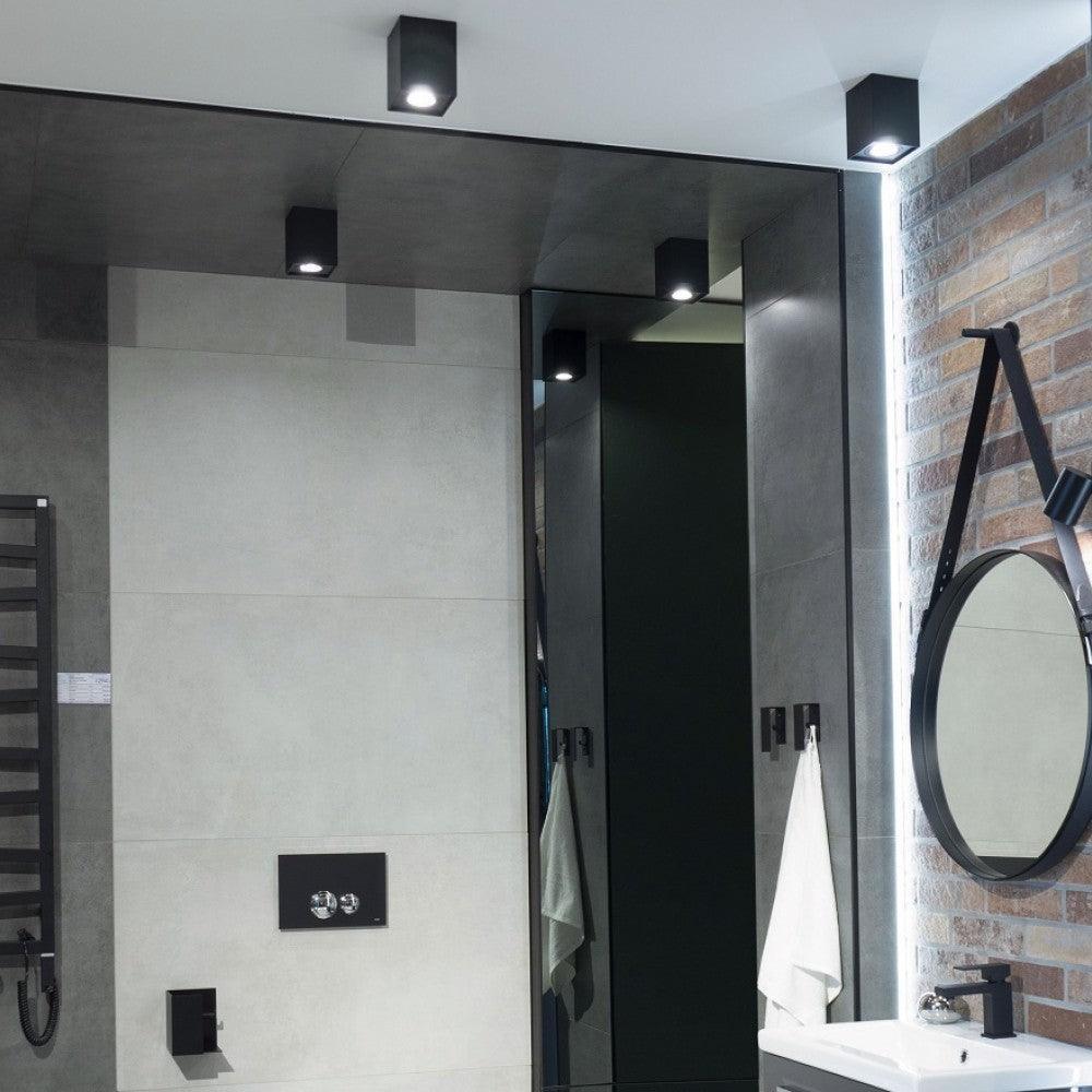 Downlight BASIC PATRAT Culoare neagra MAXLIGHT C0071 - PARIS14A.RO