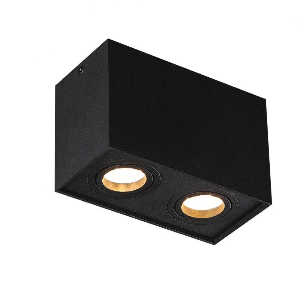 Downlight BASIC PATRAT Culoare neagra MAXLIGHT C0089 - PARIS14A.RO